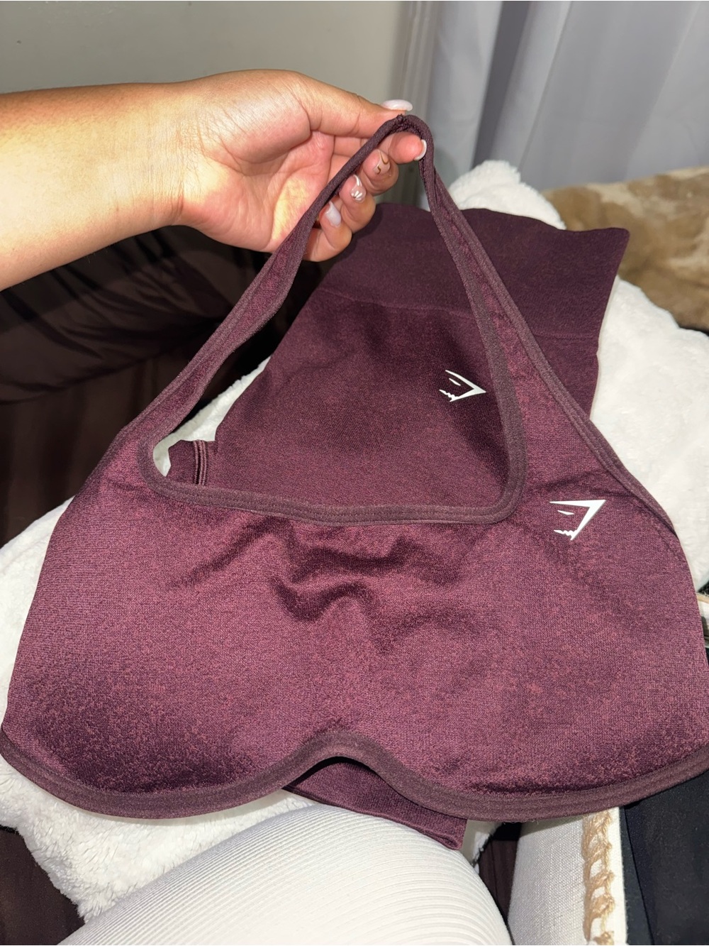 Gymshark Women's Burgundy Set